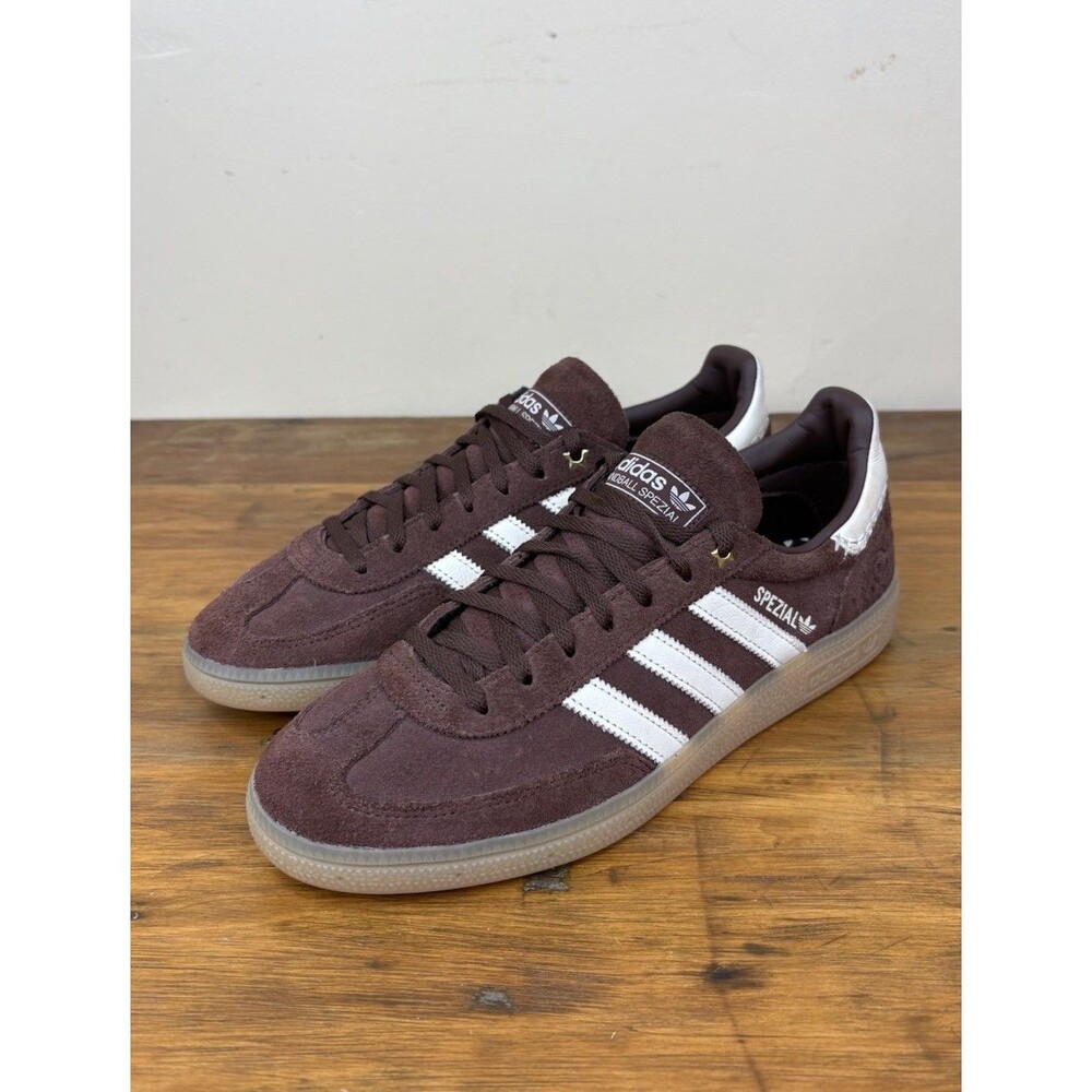 adidas Originals Handball Spezial Auburn Off White Brown Suede Women's 10 JQ4489